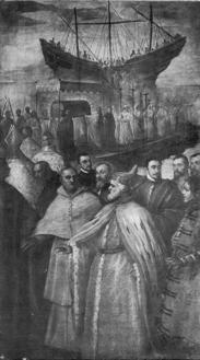 Photo 2: le Tintoret, l'arrive  Venise du navire qui rapporte le corps de Saint Marc.