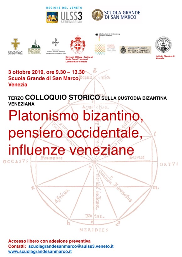 Platonismo bizantino, pensiero occidentale,  influenze veneziane