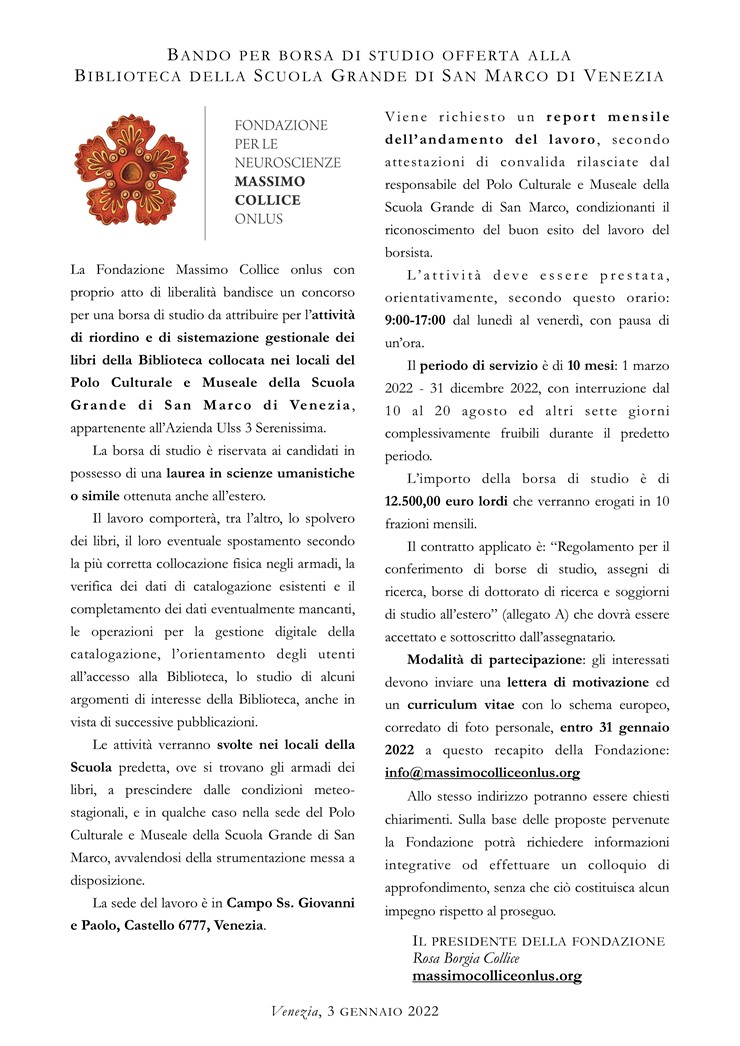 Foto news Scuola Grande di San Marco