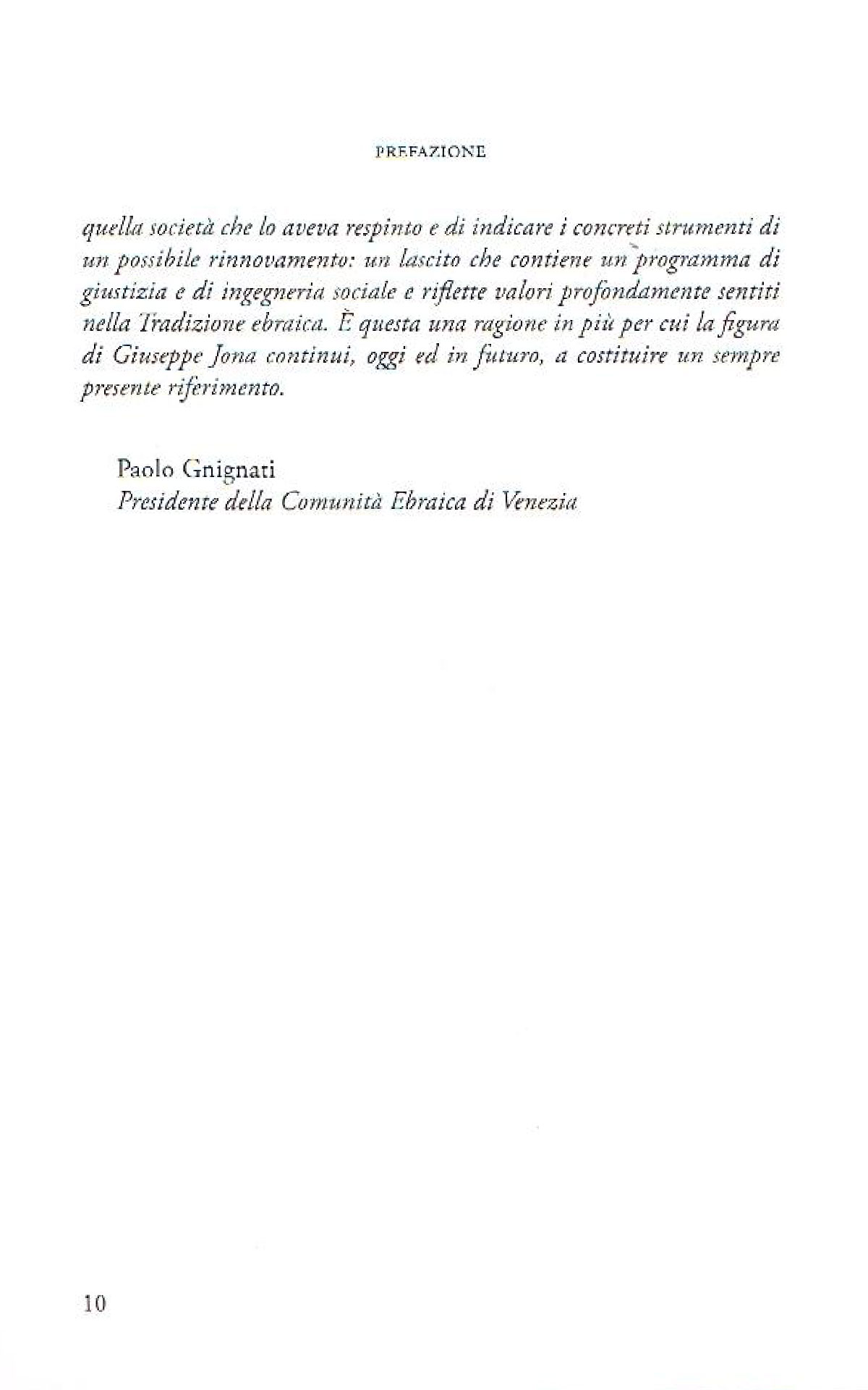 Libro su Giuseppe Jona